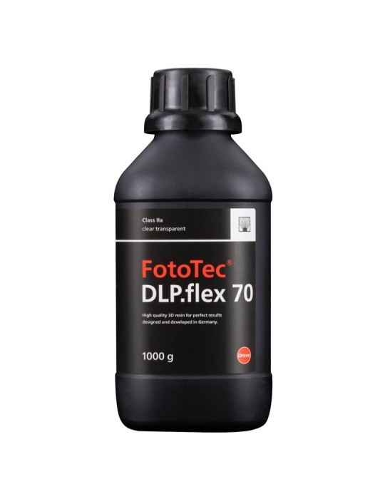FotoTec® DLP.flex 70 Shore A, 1000 g clair-transparent